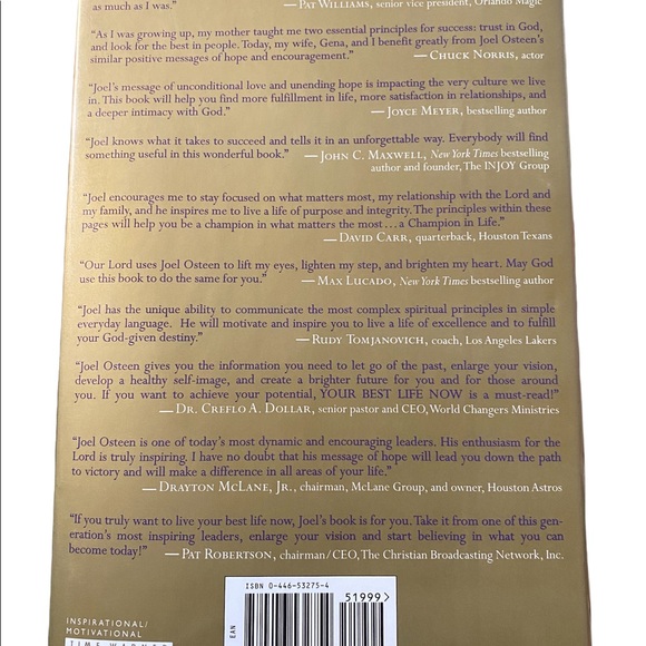 Joel Osteen Your Best Life Now - Picture 2 of 9